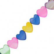 Muschel Perlen Herz Multicolour