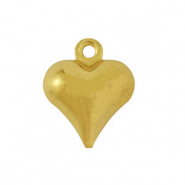 Stainless Steel - Rostfrei Stahl Anh&auml;nger Herz Gold