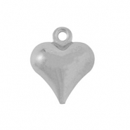 Stainless Steel - Rostfrei Stahl Anh&auml;nger Herz Silver