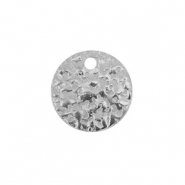 Stainless Steel - Rostfrei Stahl Anh&auml;nger Runden Silver