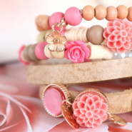 Schmucksets Holz Perlen