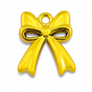 Acryl Anhänger Schleife Golden yellow
