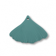 Acryl Anh&auml;nger Blatt Dark Green