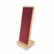 Schmuckdisplay f&uuml;r Armb&auml;nder Natural-bordeaux