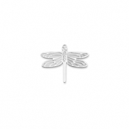 Stainless Steel - Rostfrei Stahl Anh&auml;nger Libelle Silver