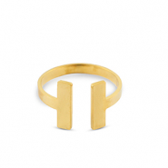 Ringe aus Stainless Steel - Rostfreiem Stahl Gold