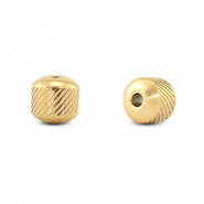 Stainless steel - Rostfrei Stahl Perlen 8mm Gold
