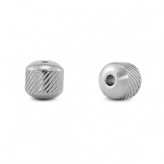 Stainless steel - Rostfrei Stahl Perlen 8mm Silver