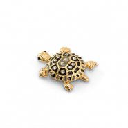 Broschen Schildkr&ouml;te Gold-black-grey