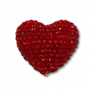Bohemian-Perlen Herz Red