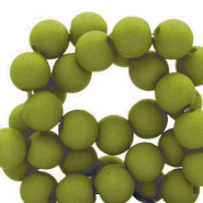 8 mm Acrylperlen Moss green
