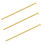 DQ Metall Nietstift 25mm Gold (Nickelfrei)