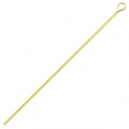 DQ Metall Kettelstift 70mm Gold (Nickelfrei)