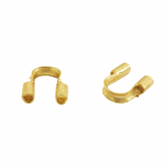 Metall Zubeh&ouml;r DQ wire guardian / Drahtschutz 5mm (&Oslash;0.69mm) Gold (nickelfrei)