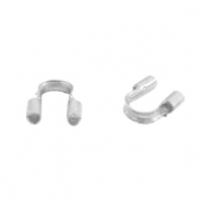Metall Zubeh&ouml;r DQ wire guardian / Drahtschutz 5mm (&Oslash;0.56mm) Silber (nickelfrei)
