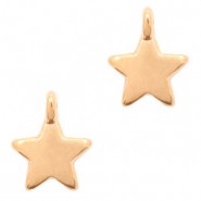Metall Anh&auml;nger DQ Stern Rosegold (Nickelfrei)