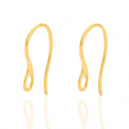Ohrringe aus Stainless Steel - Rostfreiem Stahl mit Öse Gold