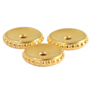 Metall Perlen DQ Disc 11mm Gold (Nickelfrei)