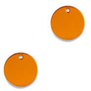 Statement-Anhänger 12mm Metallic orange