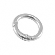 Metall Zubehör DQ Schlüssel Anhänger 23mm Antik silber (Nickelfrei)