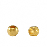 Metall Perlen DQ Hexagon Gold (Nickelfrei)