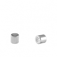 Metall Perlen DQ Tubes Antik silber (Nickelfrei)