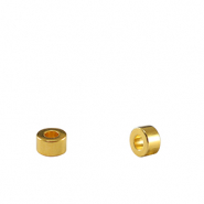 Metall Perlen DQ Tubes Gold (Nickelfrei)