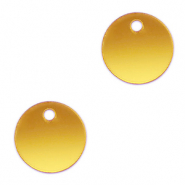 Statement-Anhänger 16mm Metallic yellow