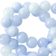 Naturstein Perlen 6mm Light blue