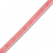 Schmuckband aus Samt Vintage pink-silver glitter