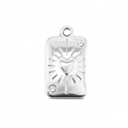 BY31&reg; Stainless Steel - Rostfrei Stahl Anh&auml;nger Herzass Silver