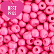Glasperlen Rocailles 6/0 (4mm) Bubble gum pink