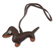 Statement-Anh&auml;nger Dackel Dark brown
