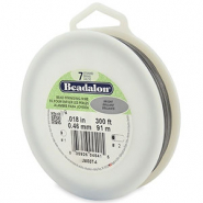 Beadalon Schmuckdraht 7 Str&auml;nge 0.46mm Bright Stainless Steel