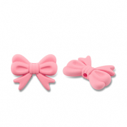 Acryl Perlen Schleife Salmon pink