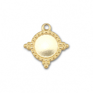 BY31&reg; Stainless Steel - Rostfrei Stahl Anh&auml;nger mit Fassung f&uuml;r SS20 Flat Back Gold