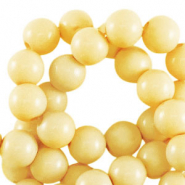 6 mm Acrylperlen shiny Daffodil yellow