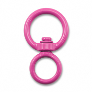 Farbiges Zubeh&ouml;r Schl&uuml;ssel Anh&auml;nger Rund Magenta pink
