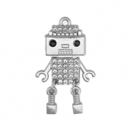 Statement-Anhänger Roboter Silver