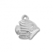 Stainless Steel - Rostfrei Stahl Anh&auml;nger Fisch Silver