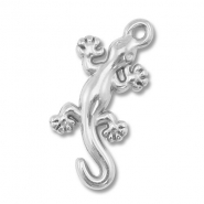 Stainless Steel - Rostfrei Stahl Anh&auml;nger Eidechse Silver