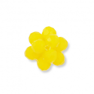 Top Facett Perlen Anh&auml;nger Blume Yellow