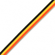 BY31® Schmuckband mit Belgisches Flaggenband Black-yellow-red-gold