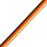 BY31® Schmuckband mit Deutsches Flaggenband Black-red-yellow-gold