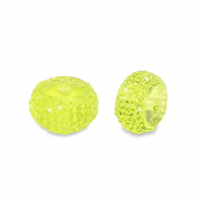Resin Perlen Rondell 12mm Light green