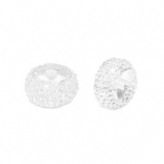 Resin Perlen Rondell 6mm Transparent
