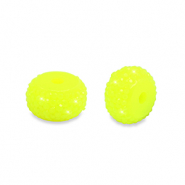 Resin Perlen Rondell 6mm Neon yellow