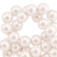 Glaswachsperlen 8mm Cream pink