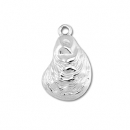 Stainless Steel - Rostfrei Stahl Anh&auml;nger Muschel Silver