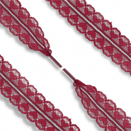 Trendy Schn&uuml;rsenkel mit Herzkante Red